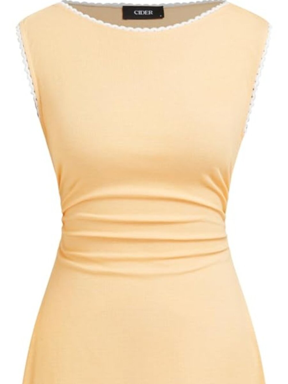 CIDER Women's Summer Mini Dress - Orange - Size S